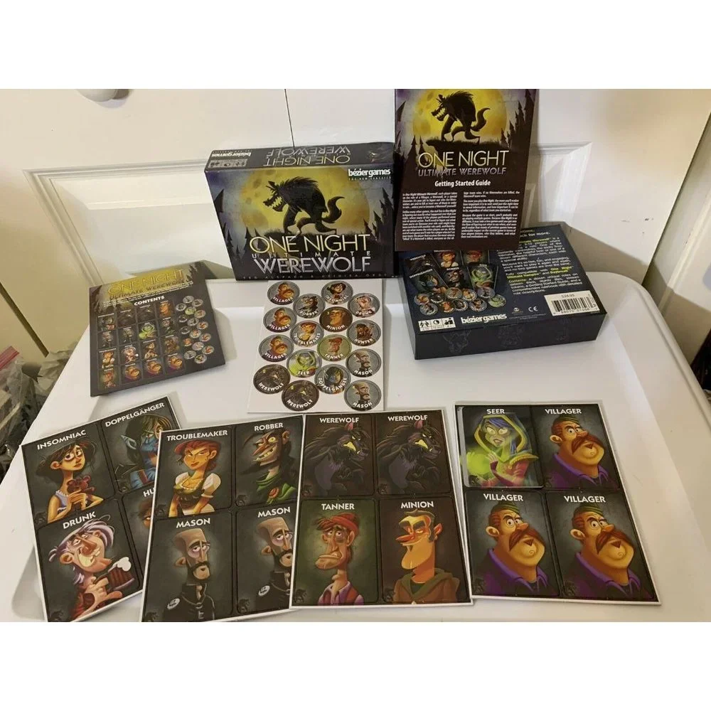 One Night Ultimate Werewolf Bezier Games |10 minute game | 8+ | for 3-10 Players